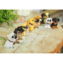Set of 12Pcs Miniature Dogs Bonsai DIY Craft Fairy Garden Landscape Home Room Table Decor