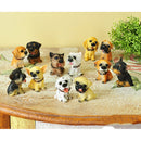 Set of 12Pcs Miniature Dogs Bonsai DIY Craft Fairy Garden Landscape Home Room Table Decor