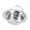 Stainless Steel Home Kitchen Sink Drain Stopper Basket Strainer Waste Plug