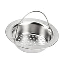 Stainless Steel Home Kitchen Sink Drain Stopper Basket Strainer Waste Plug