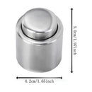 Imported Stainless Steel Bar Wine Bottle Corks Champagne Vacuum Sealed Cap Stopper