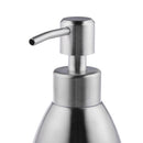 Bathroom Stainless Steel Soap Shampoo Lotion Shower Liquid Dispenser w/ Pump