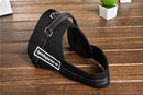Soft Breathable Adjustable High Strength D-Ring Dog Harness Safety Equipment Pet Supplies Black XL