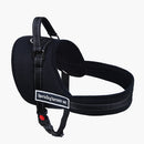 Soft Breathable Adjustable High Strength D-Ring Dog Harness Safety Equipment Pet Supplies Black XL