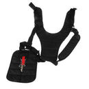 Black Safe Double Shoulder Harness Strap For Brush Cutter Strimmer Trimmer