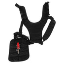 Black Safe Double Shoulder Harness Strap For Brush Cutter Strimmer Trimmer