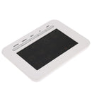 Wireless Indoor Outdoor Thermometer Hygrometer Clock Display with Adapter