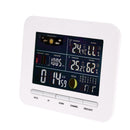 Wireless Indoor Outdoor Thermometer Hygrometer Clock Display with Adapter