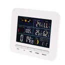 Wireless Indoor Outdoor Thermometer Hygrometer Clock Display with Adapter