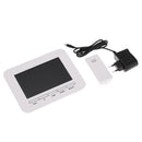Wireless Indoor Outdoor Thermometer Hygrometer Clock Display with Adapter