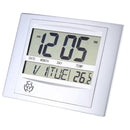Multi-function Electronic Temperature Meter Digital Calendar Wall Alarm Clock Thermometer