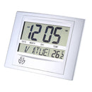 Multi-function Electronic Temperature Meter Digital Calendar Wall Alarm Clock Thermometer