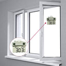 Digital Thermometer Hydrometer Temperature Wet Humidity Meter with Suction Cup Indoor Outdoor Weather Station