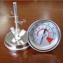 Barbecue Smoker Pit Grill Thermometer Temperature Gauge with Dual Gage