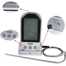 LCD Wireless Timer Digital Cooking Thermometer for Barbecue BBQ Roast Kitchen Tool