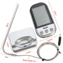 LCD Wireless Timer Digital Cooking Thermometer for Barbecue BBQ Roast Kitchen Tool