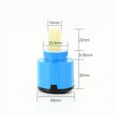 Blue 40mm Bathroom Faucet Valve Mixer Tap Hot & Cold Ceramic Disc Cartridge