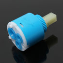 Blue 40mm Bathroom Faucet Valve Mixer Tap Hot & Cold Ceramic Disc Cartridge