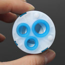 Blue 40mm Bathroom Faucet Valve Mixer Tap Hot & Cold Ceramic Disc Cartridge