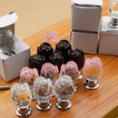 Pink Rose Crystal Cabinet Door Drawer Waredrobe Handle Hardware Knob 20mm