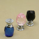 Set Of Clear Crystal Door Cabinet Drawer Drawer Cupboard Knob Pull Handle With Screw 20mm Blue