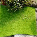 Micro Landscape Ornament Turf Faux Lawn Miniature Garden Decor 30cmx30cm