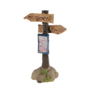 Miniature Happiness Signpost Fairy Garden Micro Landscape Decor DIY Craft