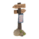 Miniature Happiness Signpost Fairy Garden Micro Landscape Decor DIY Craft