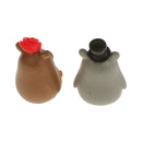 10x Resin Small Moles Miniature Micro Landscape Bonsai Plant Pot Decor Craft