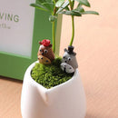 10x Resin Small Moles Miniature Micro Landscape Bonsai Plant Pot Decor Craft