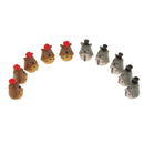10x Resin Small Moles Miniature Micro Landscape Bonsai Plant Pot Decor Craft