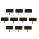 10Pcs Miniature Figurine Landscape Garden Craft Short Blackboard Decor-BLK