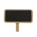 10Pcs Miniature Figurine Landscape Garden Craft Short Blackboard Decor-BLK