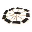 10pcs Micro landscape Miniature Wood Blackboard Garden Ornament Garden Decor