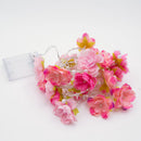 2m String Rose Garland Fairy Lights 20 LED Christmas Tree Home Decor Lights