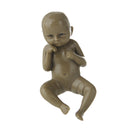 2.75'' Reborn Baby Boy Dolls Realistic Mini Lifelike Full Body Newborn Brown