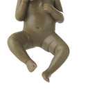 2.75'' Reborn Baby Boy Dolls Realistic Mini Lifelike Full Body Newborn Brown