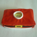 Red Flannelette Christmas Rectangle Tissue Holder Home Hotel Office Decor