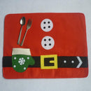 Exquisite Design placemats Double Sided Non Woven Fabric Christmas Placemat