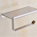 Stainless Steel Bathroom Towel Toilet Paper Phone Holder Storage Tissue Hanger