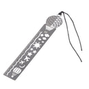 Cute Metal Lanyard Bookmarks Hot-air Balloon Pattern Ruler Book Page Marks