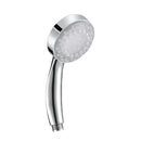 Round Bathroom Blue LED Light Water Shower Spray Head Shower Nozzle 21.5cm