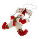 MERRY CHRISTMAS Door Wall Hanging Decor Snowman Shabby Chic Hanging Ornament