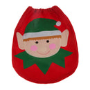 3pcs/Set Spirit Toilet Seat Cover Rug Bathroom Mat Christmas Xmas Home Decor