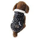 Dog Puppy Pet Warm Coat Thick Winter Hoodie Jacket with Pocket Black S