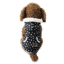 Dog Puppy Pet Warm Coat Thick Winter Hoodie Jacket with Pocket Black S