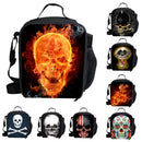 Kids Love Bento Bag Insulated Picnic School Thermal Lunch Tote Case Skull
