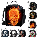 Kids Love Bento Bag Insulated Picnic School Thermal Lunch Tote Case Skull