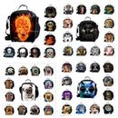 Kids Love Bento Bag Insulated Picnic School Thermal Lunch Tote Case Skull