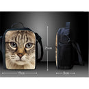 Insulated Bag Box Picnic Camping School Food Drink Lunch Handbag Color Skull